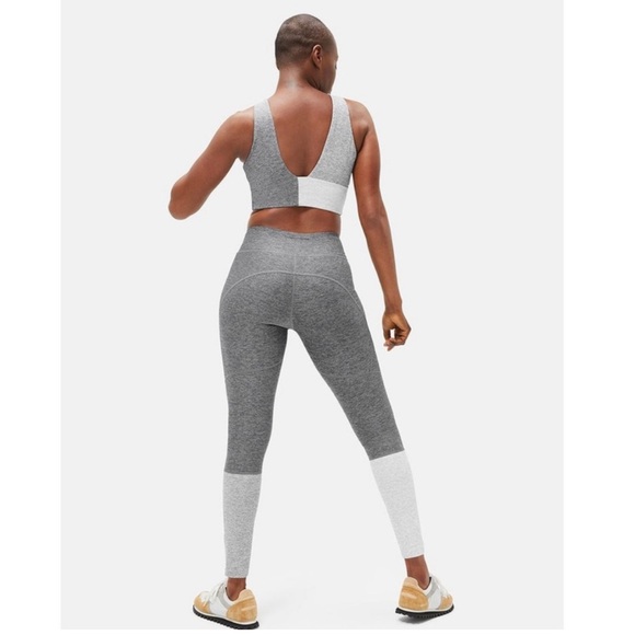 Outdoor Voices Dipped 7/8 Legging in Graphite/Ash/Dove Size L - Picture 3 of 8